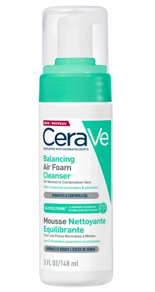 Cerave Balancing Air Foam Cleanser 148 ml ürün görseli 1