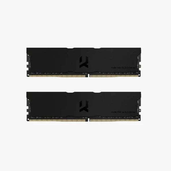 GOODRAM 32GB (2X16GB) 3600MHz DDR4 PRO DEEP BLACK IRP-K3600D4V64L18/32GDC PC RAM ürün görseli 1