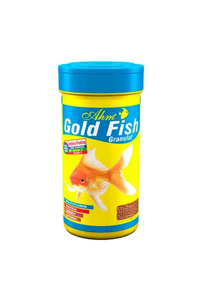 Ahm Gold Fish Granulat Balık Yemi 1000 ml ürün görseli 1