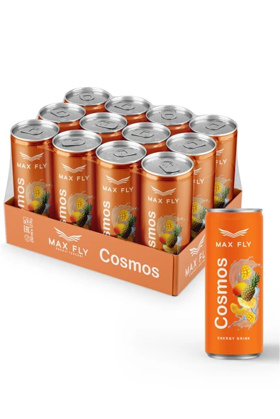 Max Fly Cosmos Enerji İçeceği 250 ml 12 Adet ürün görseli 1