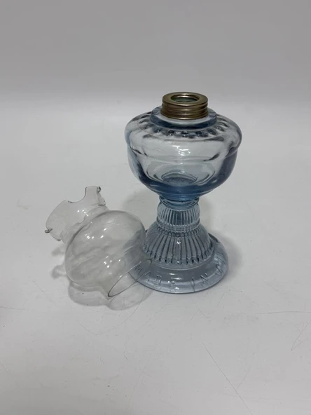 Antika Cam Gaz Lambası 15cm - Resim 5
