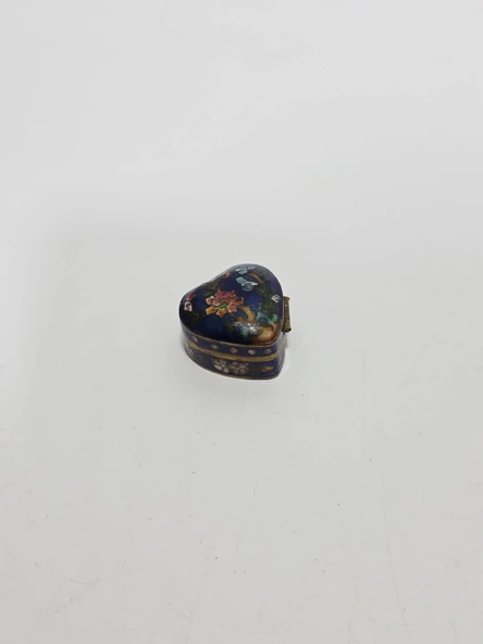 Antika Cloisonne Minyatür Kutu 3,3x3cm 092 ürün görseli 1
