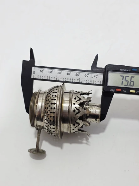 Antika Gaz Lambası Mekanizma Başlığı 035 - Resim 6
