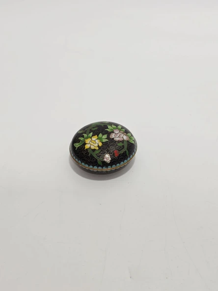 Antika Cloisonne Minyatür Kutu 5,4x2,5cm 070 ürün görseli 1