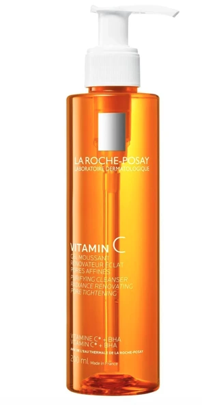 La Roche Posay C Vitamini İçerikli Işıltı Veren Yüz Temizleme Jeli 200 ml ürün görseli 1