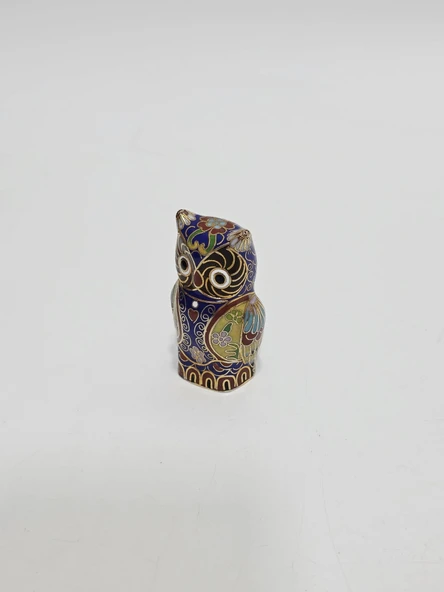 Antika Cloisonne Minyatür Baykuş 6,2x3,6cm 147 ürün görseli 1