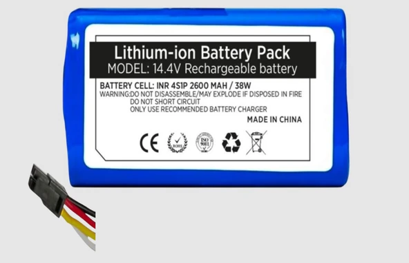 Samsung VR05R5050WK Robot Süpürge 2600 mAh 14.4 V Batarya – Orjinal Uyumlu Uzun Ömürlü, Yüksek Performans Pil ürün görseli 1