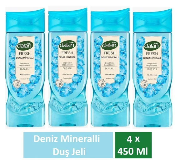 Dalan Duş Jeli Botanıca Orkide Özlü 450 Ml x 4 Adet ürün görseli 1