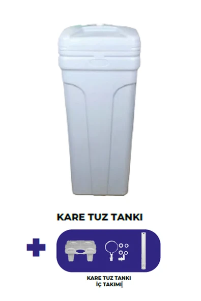AQUA BELLA Kare Tuz Tankı- Su Yumuşatma Cihazları İçin 100 Litre ürün görseli 1