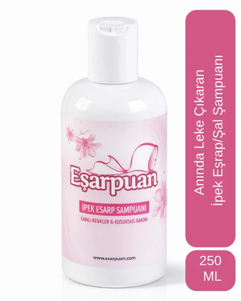 Eşarpuan İpek Şal Eşarp Şampuanı- Anında Leke Çıkaran Solüsyon- 250 ML ürün görseli 1
