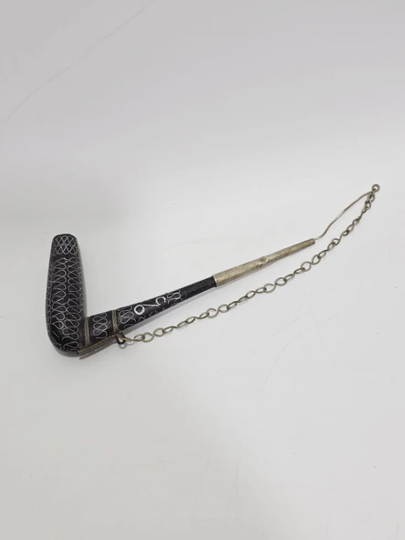 Antika El İşçilikli Pipo 18cm 092 ürün görseli 1