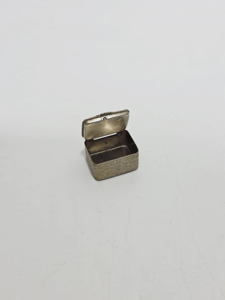 Antika Cloisonne Minyatür Kutu 3,2x2,5cm 096 ürün görseli 1