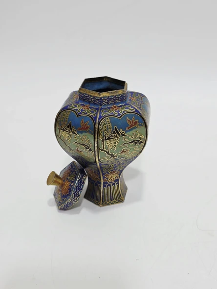Antika Cloisonne Minyatür Kutu 13cm 173 ürün görseli 1
