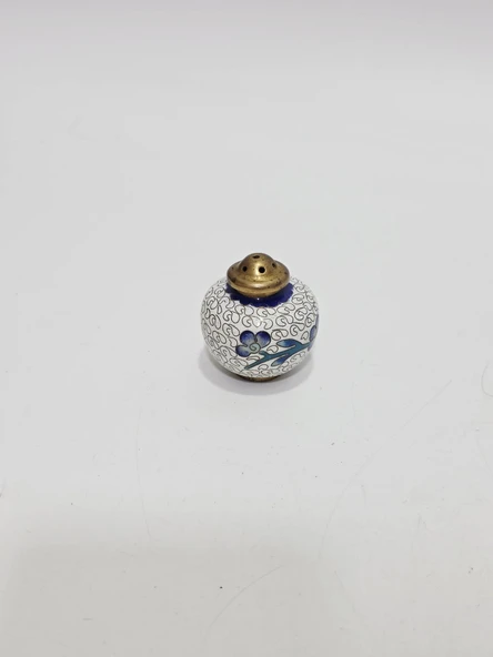 Antika Cloisonne Minyatür Tuzluk 5cm 016 ürün görseli 1