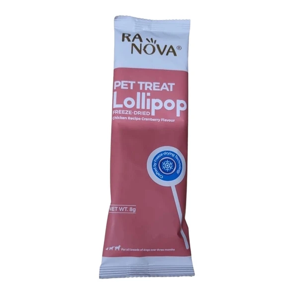 Ranova Köpek Lolipopu Tavuklu & Kızılcıklı Ödül Maması 8 Gr ürün görseli 1