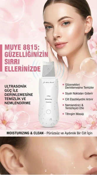Ultrasonik Spatula Yüz Akne Siyah Nokta Temizleme ürün görseli 1
