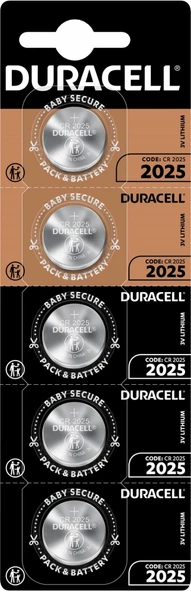 Cr2025 3V Lityum Pil 5'Li Paket ürün görseli 1