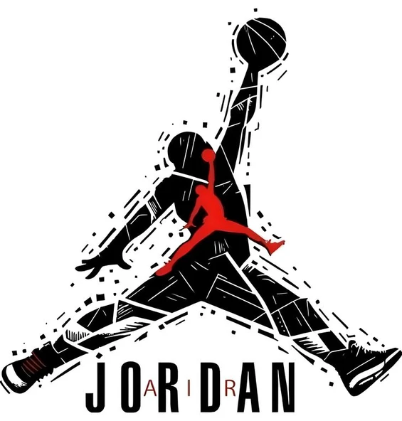 Jordan ütü ile uygulanabilen DTF tekstil baskı - Resim 3