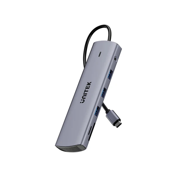 UNITEK UHUB U11+ 11-IN-1 USB-C HUB (D1113BGY01) ürün görseli 1