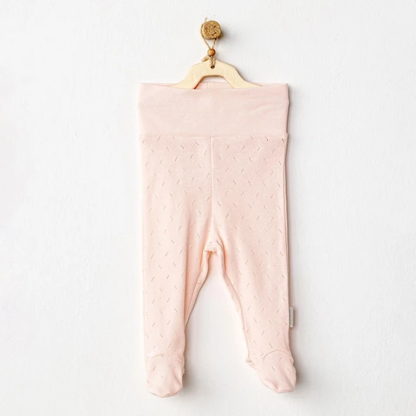 Andywawa Ac24706 Jacquard Patikli Bebek Pantolon Pink ürün görseli 1