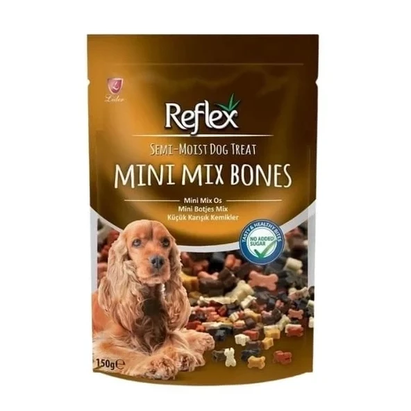 Reflex Küçük Karışık Kemikler Yarı Yumuşak Köpek Ödül Maması 150 Gr ürün görseli 1