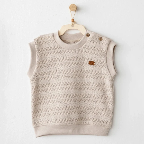 Andywawa Ac26133 Wawa Exclusive Yelek Beige ürün görseli 1