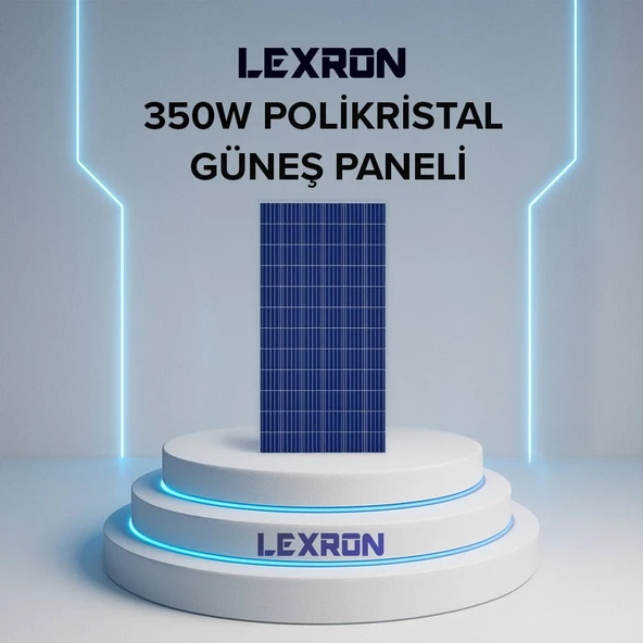 LEXRON 350W POLYKRISTAL GÜNEŞ PANELİ ürün görseli 1