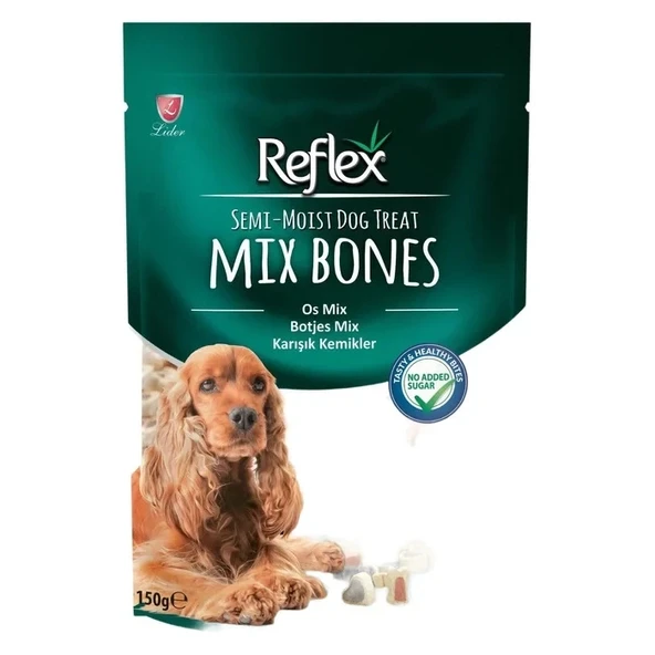 Reflex Semi-Moist Köpek Ödülü Mix Bones 150 Gr ürün görseli 1