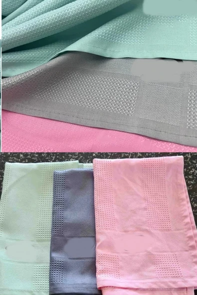 3 Adet Gerçek Mikrofiber Temizlik Bezi (40X60 Cm) - İz Bırakmaz Cam Ev Araba Temizlik Bezi - Resim 3