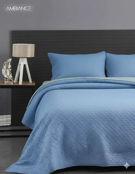 CEYLİNE STONEWASHED YATAK ÖRTÜSÜ ÇK AMBİANCE AKDENİZ MAVİSİ ürün görseli 1