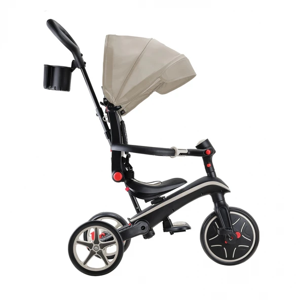 Globber Explorer 4in1 Katlanabilir Bisiklet Koyu Bej - Resim 5