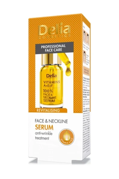 Delia Argan A+ E+ F Yüz ve Boyun İçin Gençlik İxir Yenileyici Serum 10ml ürün görseli 1