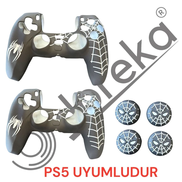 PS 5 Dualsense 2 Adet Silikon Kılıf + 4'lü Analog Koruyucu Set ürün görseli 1