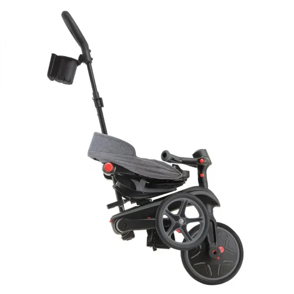 Globber Explorer 4in1 Katlanabilir Bisiklet Siyah Gri - Resim 4
