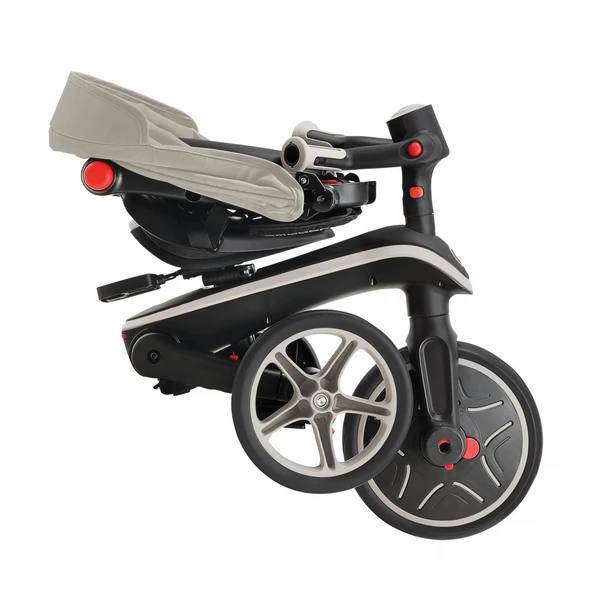Globber Explorer 4in1 Katlanabilir Bisiklet Koyu Bej - Resim 9