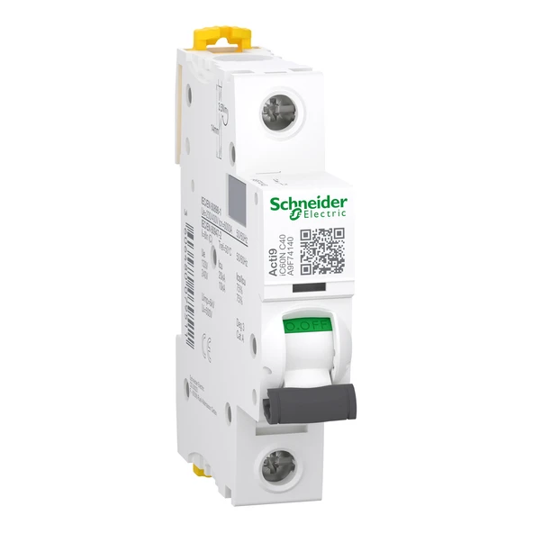 Schneider Electric A9F74140 C 1X40A 6kA IC 60N Otomatik Sigorta ürün görseli 1