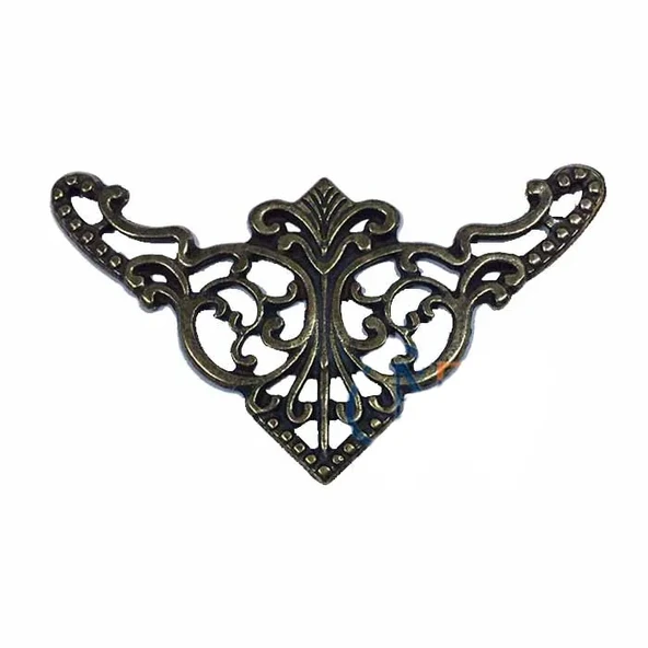 Dekoratif Köşe Süsü, Köşelik - Büyük, 31X55Mm, Antik, 100 Adet ürün görseli 1