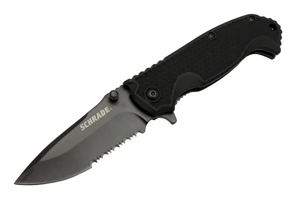 Schrade 5-1 Siyah Kamp Çakı 20Cm- Yarı Otomatik, Testere Detaylı, Kemerlikli ürün görseli 1