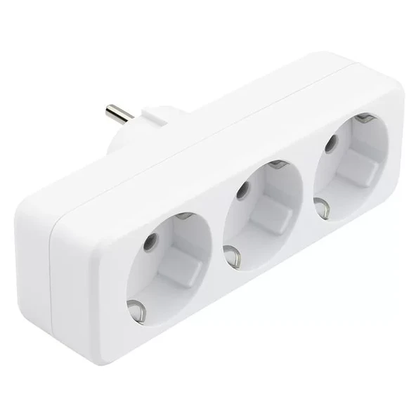 De-Pa Dpa-10011 Üçlü Golyat Düz Fiş Priz 250V 16A 3500W ürün görseli 1