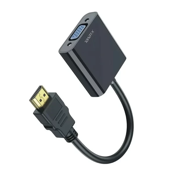 X-Level Xcc7803 Hdmı To Vga Aktif Çevirici Adaptör 3.5Mm Ses Çıkışlı Full Hd ürün görseli 1