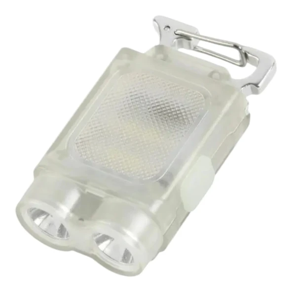 F.B.I V15 Edc El Feneri 1200Lm Anahtarlık Işık Tip-C Şarj Edilebilir Taşınabilir Mini Torch Mıknatıs Klips Ile Kamp Cep Fener ürün görseli 1