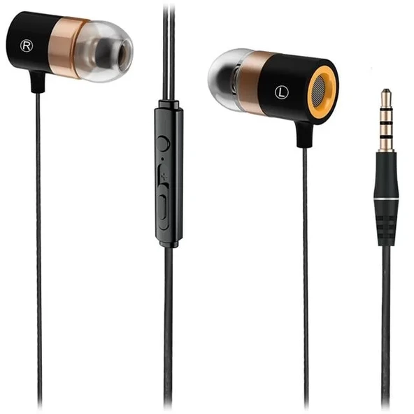 Lecoo Eh103 3.5 Mm Jacklı Kablolu Kulak İçi Mikrofonlu Kulaklık ürün görseli 1