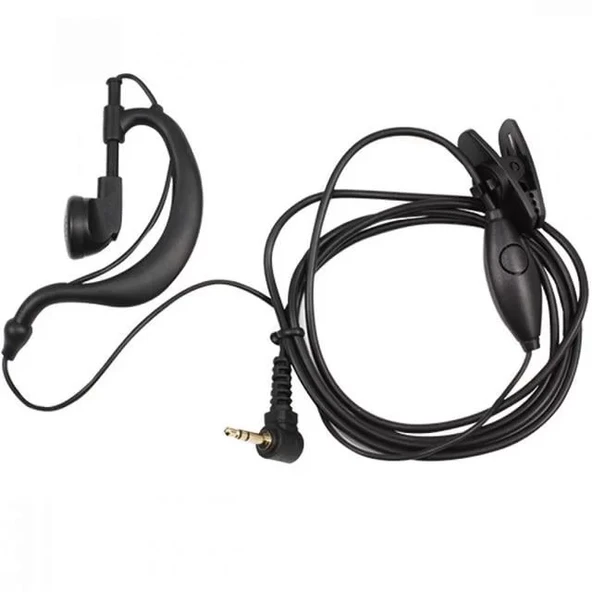 Pmr2-5 Wln Kd-C80 Motorola T6N Aselsan Pmr Akustik El Telsizi Mikrofonlu Kulaklık 2.5Mm Stereo Jacklı ürün görseli 1