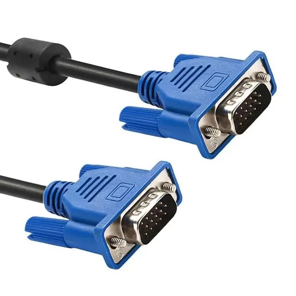 Vga155 5 Metre Vga Kablosu - 15 Pin 3+6 Erkek-Erkek Lcd/Projeksiyon Bağlantısı ürün görseli 1