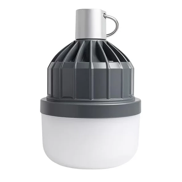 Ledx Ln-616 80 Watt Type-C Şarjlı Taşınabilir Asma Kancalı Kamp Çadır Lambası 6500K 1200Mah 3 Modlu Abs Malzeme ürün görseli 1