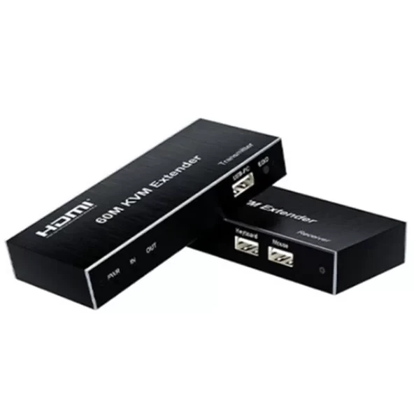Novacom Nvc-Kvm60 4K 60 Metre Hdmı+Usb+Ir To Cat6 Kvm Extender ürün görseli 1