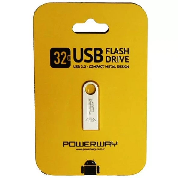32 Gb Metal Tip Usb Flash Bellek ürün görseli 1