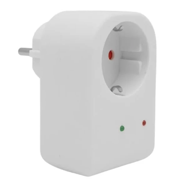 Pm-18521 Durum Ledli Akım Korumalı Tekli Priz 16 Amper - 3500 Watt Tekli Beyaz ürün görseli 1