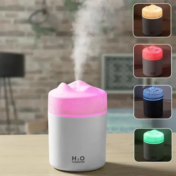 Pm-24762 H2O Usb Kablolu Renkli Hava Nemlendirici ürün görseli 1