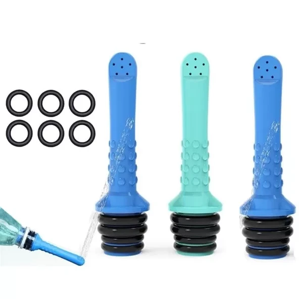 Sn-37729 Pratik 21-25Mm Seyahat-Kamp Tipi 3'Lü Tuvalet Temizlenme Taharet Nozzle ürün görseli 1